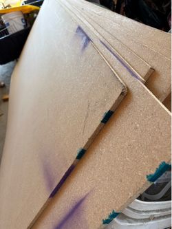 Particle board 4x8x 3/8”