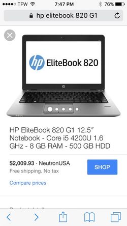 HP Elitebook 820