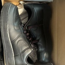 Black Air Forces Ones Size 10.5