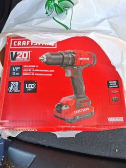 It's a Craftsman driller brand new in the box battery included