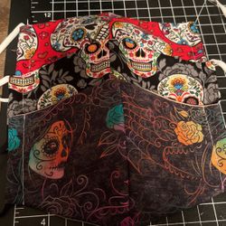 Day Of Dead Womens Mask Each 4.00 