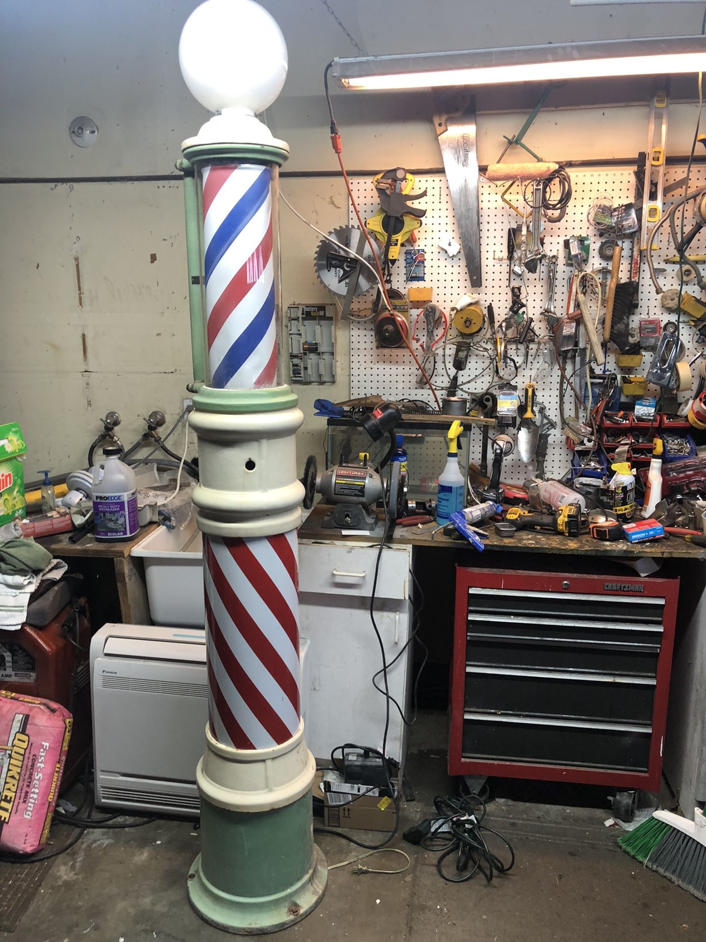 Sidewalk Barber Pole