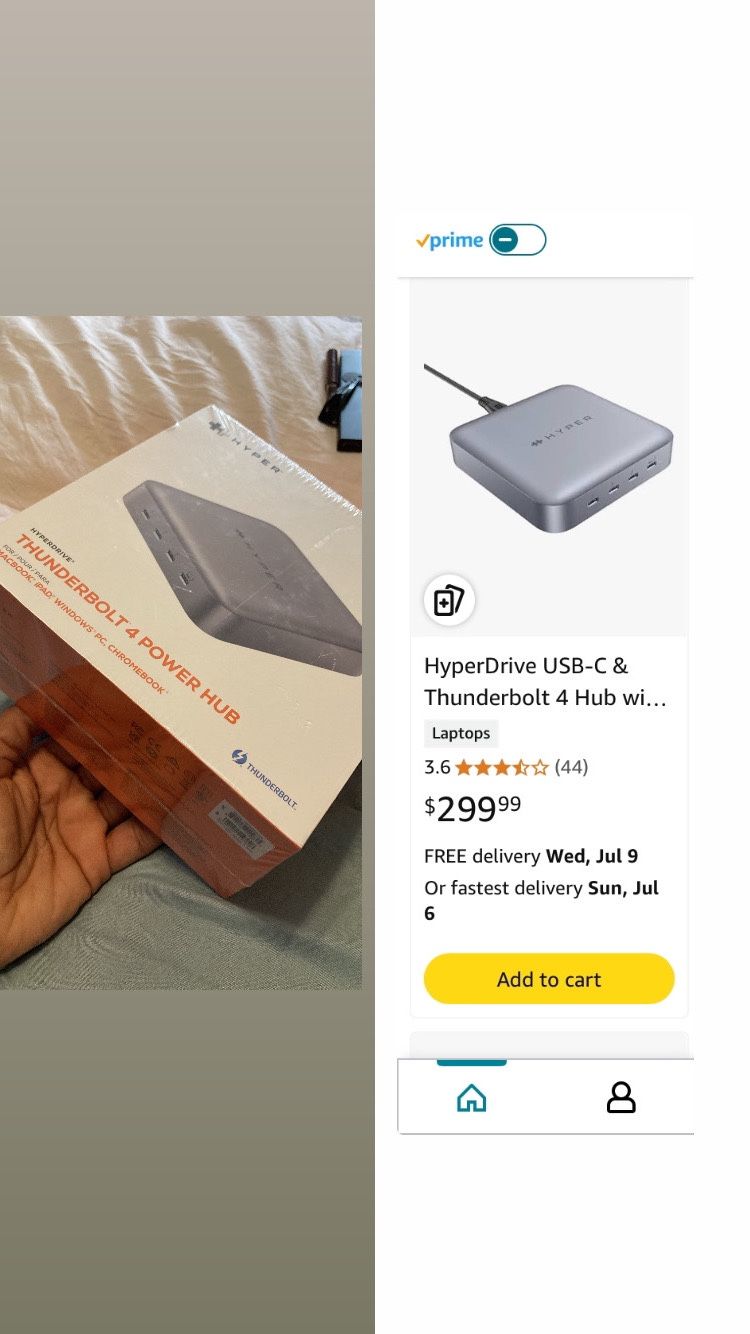 Hyperdrive USB-C And Thunderbolt 4 Hub Power Hub
