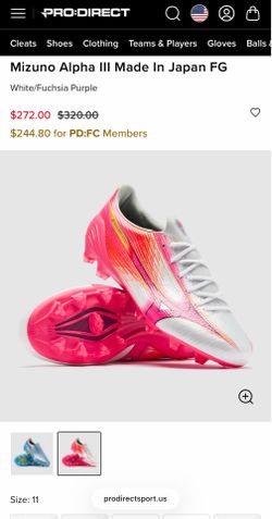 Mizuno Alpha III Made In Japan FG
