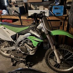 2007 Kawasaki KX450F Green