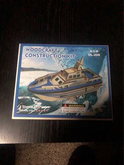 Woodcraft Construction Kit Boat DL-209