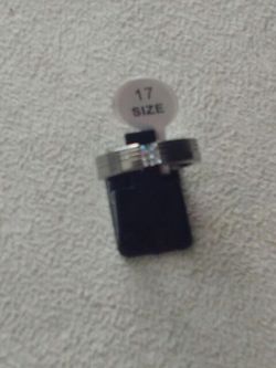 Stainless steel simple rhinestone ring