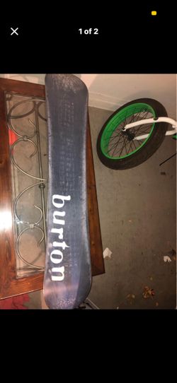 152cm custom burton snowboard