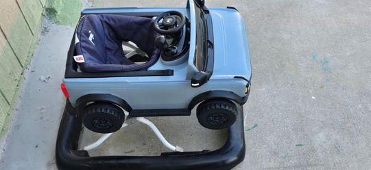 Ford Bronco 4-in-1 Blue Grey Baby Activity Center & Push Walker