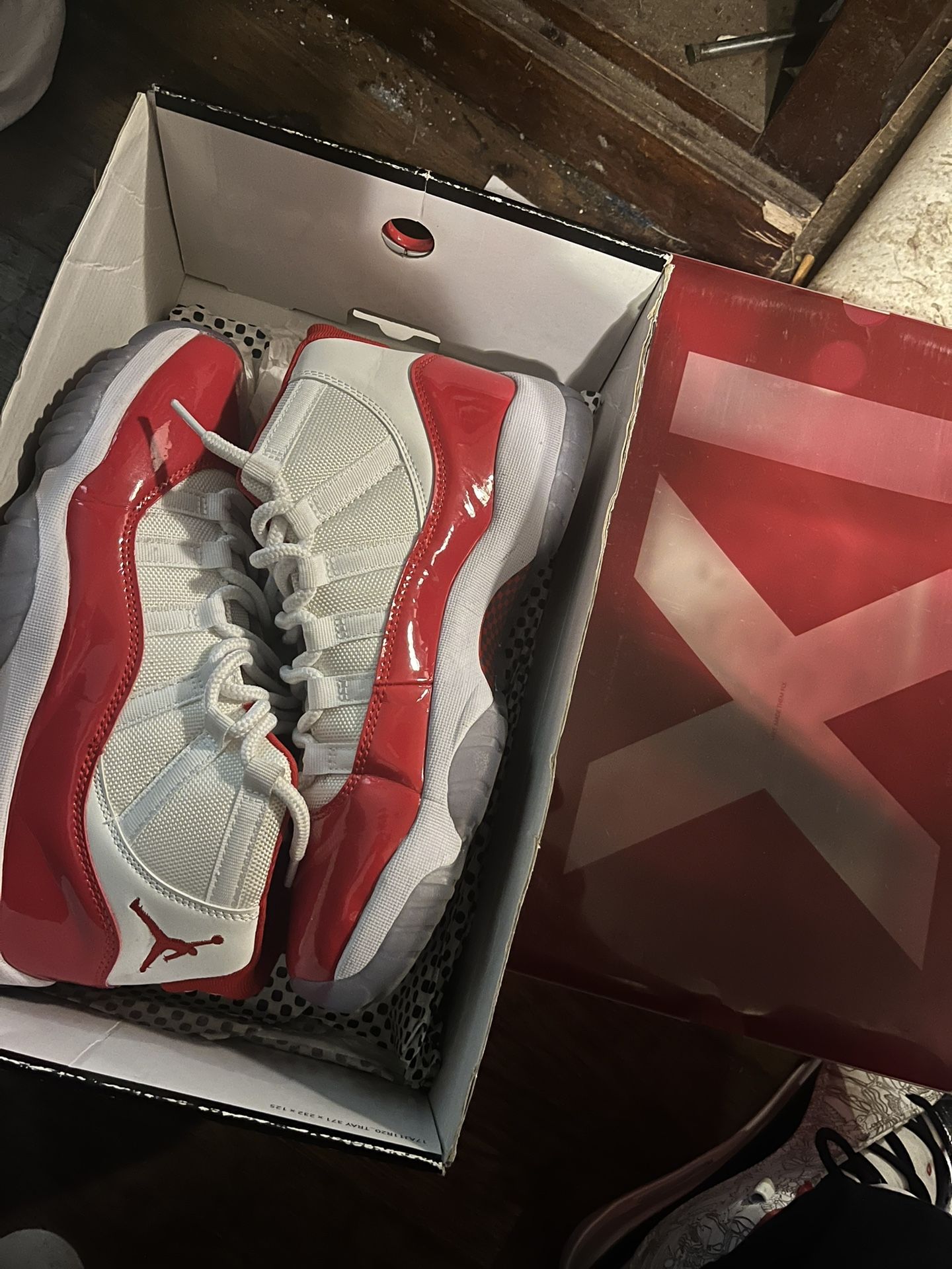 Cherry Jordan’s Retro 11. Size 11