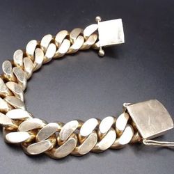 Gold Cuban Link Bracelet 