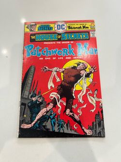 House of Secrets #140 (DC 1976) ORIGIN PATCHWORK MAN - NESTOR REDONDO ART VG-, Rubbing, Creases