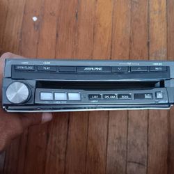 Alpine Oldschool Car Radio Flip Screen