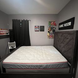 Full Size Kids Sleep Number IQ-K2 With Bed Frame/headboard 