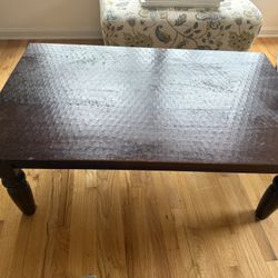 World Market Coffee Table And Matching Side Table