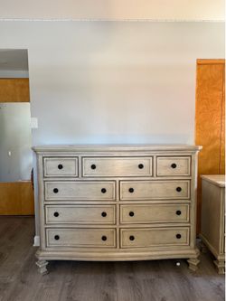 Ashley Furniture Millennium Demarlos 9 Drawer Dresser + Charging Nightstand