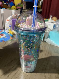 Blue Flamingo Cup