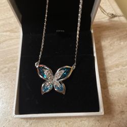 Swarovski Butterfly Necklace 