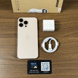 iPhone 16 Pro Max 256Gb Desert 🏜️ Unlocked Free $35 Case, Screen Protector And Charger! 