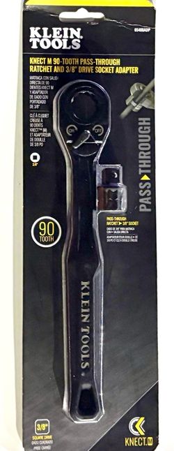 Klein Tools Knect M 90-Tooth Pass-Through Ratchet