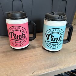 $5 each BNWOT Victoria’s Secret Pink Travel Mugs 