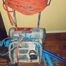 Compressor With Hoses