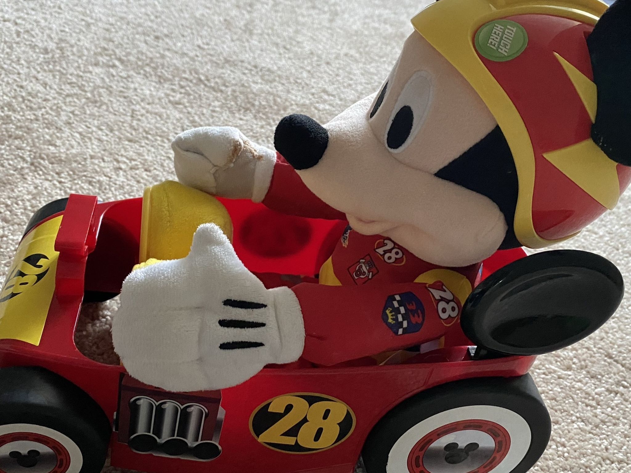 Mickey and the Roadster Racers Racing 15" Plush Mickey Plush