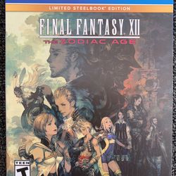 Final Fantasy Xll The Zodiac Age Limited Steelbook Edition PS4 