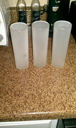 10 tall frosted tumblers