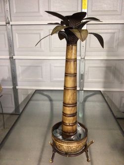 Palm Tree Candle Holder