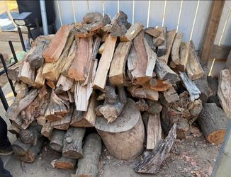 Dry Split Almond mix Firewood!!!Ready too burn seasoned wood!!!