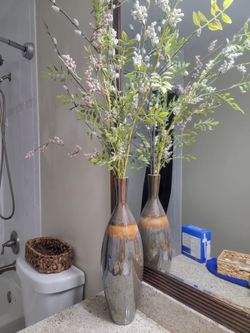Vase and artificial plant