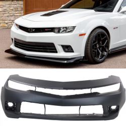 Chevy Camaro Z28 Front Bumper For 2014 and 2015 OEM Material Polypropylene NEW and NEVER FOLDED the way sellers fold them when you purchase them onlin