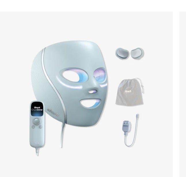 Shark™ CryoGlow™ is the only MedSpa-inspired under-eye cooling+LED anti-aging & skin clearing mask