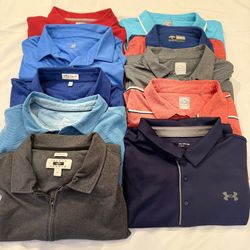 Golf Shirts Bundle Of 10 XXL