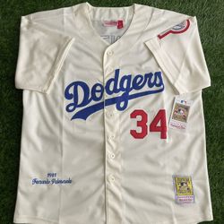 Los Angeles Dodgers Fernando Valenzuela Jersey- Men’s Large