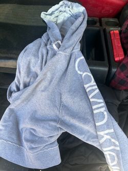 Calvin Klein Gray Zip-Up Hoodie