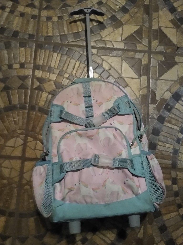 Unicorn Rolling Backpack