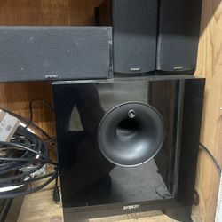 Surround Sound Home Theater System - Set of 6 Speakers