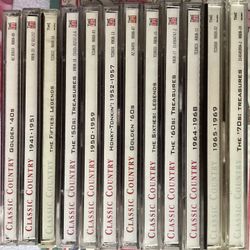 Classic Country Music CD Set Of 12