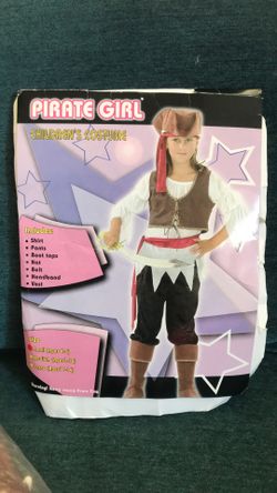 Pirate Girl Small Age 4-6 Brand New Costume 