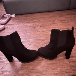Suede Ankle Boots