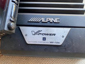 Alpine Amp/ Eq,Sirius Cables