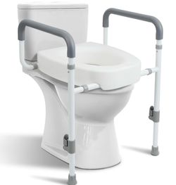 Toilet Seat Riser with Handles – 3.5” Raised Seat