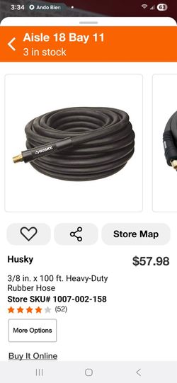 3/8 in. x 100 ft. Heavy-Duty Rubber Hose (Have 2)