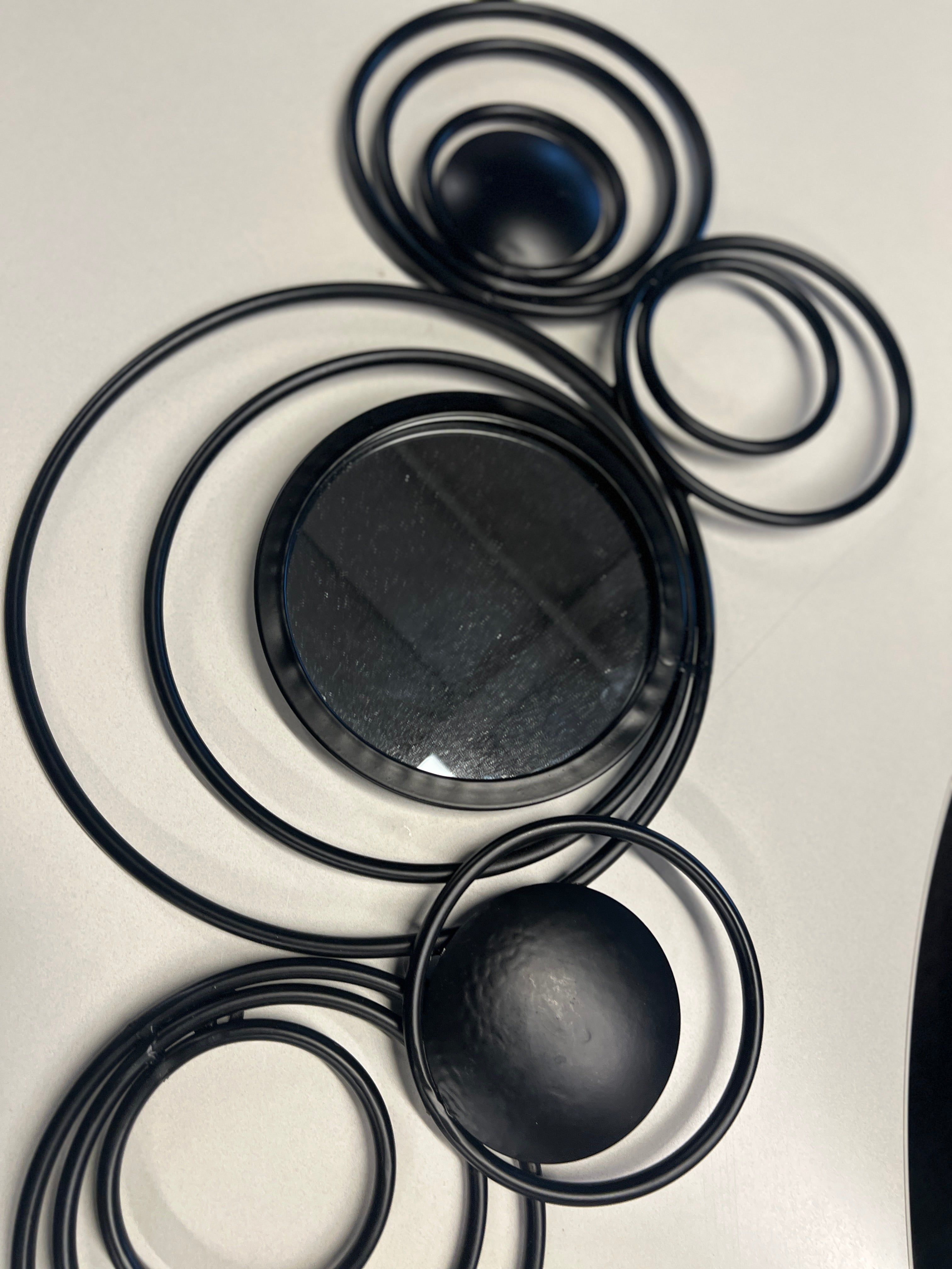 Black Circle Mirror