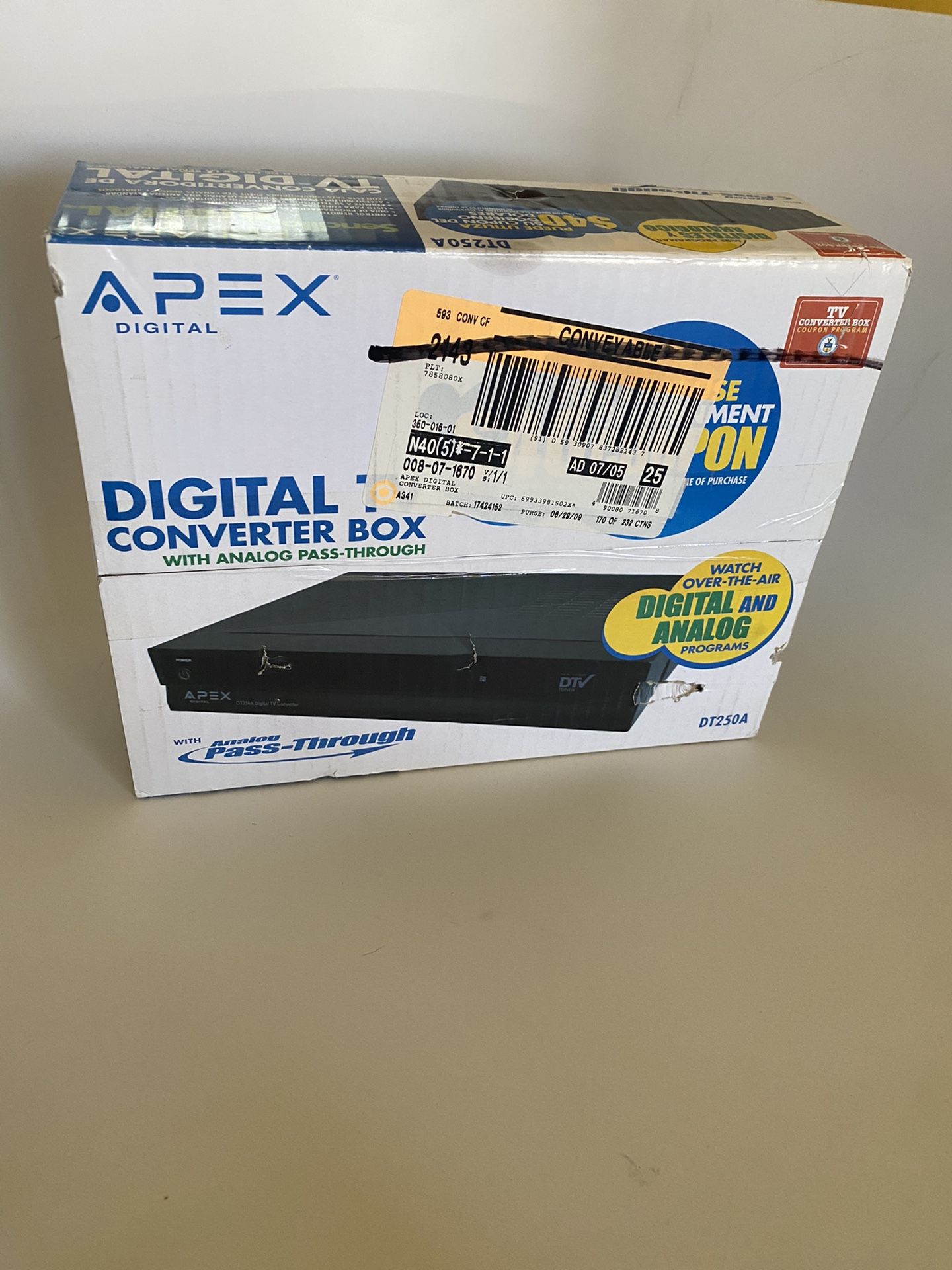 Apex digital TV converter box