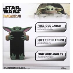 Disney Star Wars The Mandalorian Baby Yoda Flexi Phone Holder & Stand
