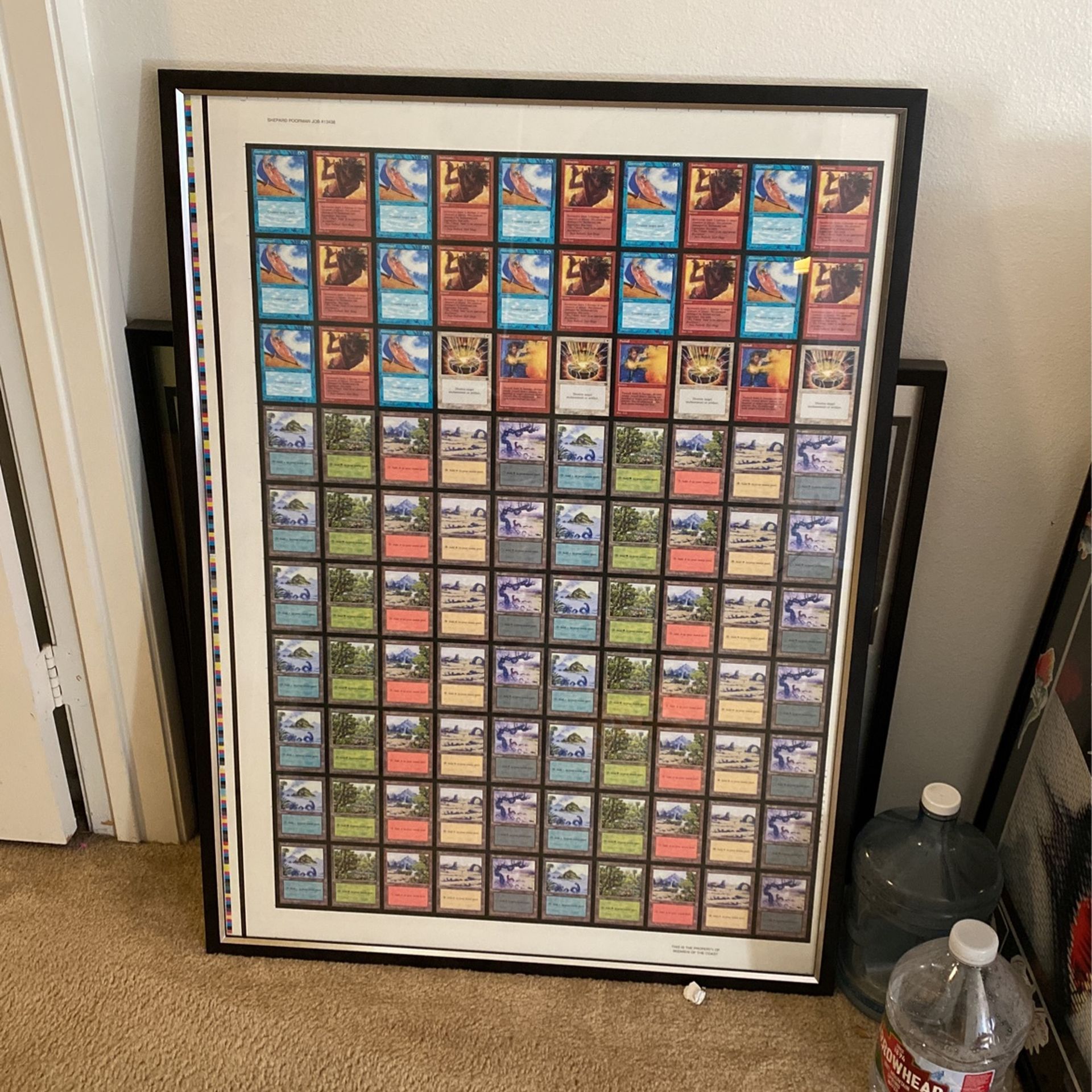MTG Magic The Gathering Uncut Sheet 1995 Vintage
