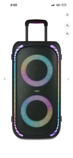 Portable Party Speaker with RGB Lights